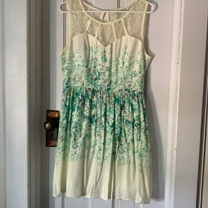 Lauren Conrad Watercolor Dress size 12